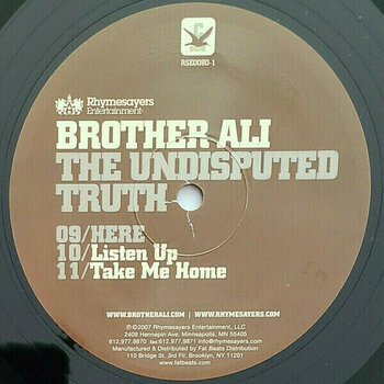 Vinyl Record Brother Ali - Undisputed Truth (2 LP) - 4