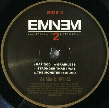 Vinyl Record Eminem - Marshall Mathers (2 LP) - 4