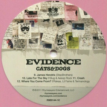 Vinyl Record Evidence - Cats & Dogs (Yellow & Pink Coloured) (2 LP) - 6