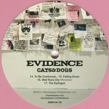 Vinyl Record Evidence - Cats & Dogs (Yellow & Pink Coloured) (2 LP) - 7
