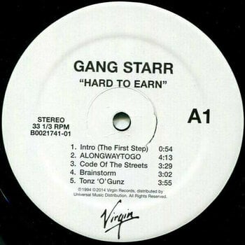 Vinyl Record Gang Starr - Hard To Earn (2 LP) - 2