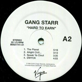 Vinyl Record Gang Starr - Hard To Earn (2 LP) - 3