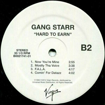 Vinyl Record Gang Starr - Hard To Earn (2 LP) - 5