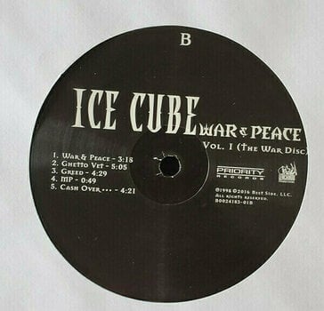 Vinyl Record Ice Cube - War & Peace Vol.1 (2 LP) - 3