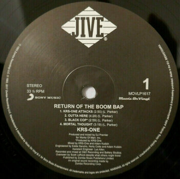 Płyta winylowa KRS-One - Return of the Boom Bap (180g) (2 LP) - 2