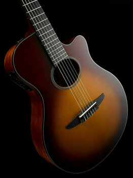 Guitarra clásica con preamplificador Yamaha NTX500 BS 4/4 Brown Sunburst - 3