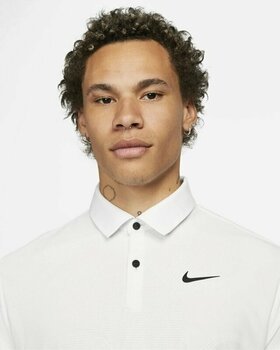 Camisa pólo Nike Dri-Fit ADV Tour Mens Polo Shirt Camo White/White/Black XL - 3
