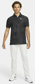 Риза за поло Nike Dri-Fit ADV Tour Mens Polo Shirt Camo Black/Anthracite/White XL - 6