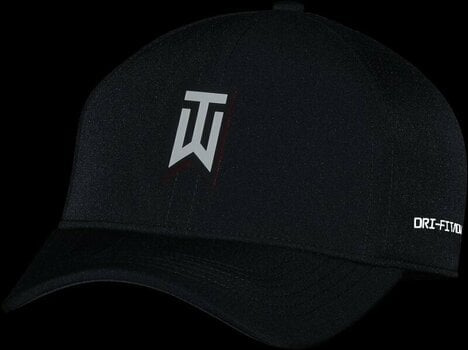 Mütze Nike Tiger Woods Dri-Fit ADV Mens Club Cap Black/White L/XL - 3