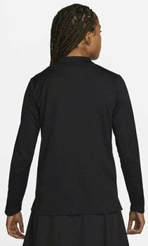 Polo Shirt Nike Dri-Fit ADV UV Womens Top Black/White XS - 2
