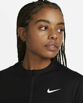 Chemise polo Nike Dri-Fit ADV UV Womens Top Black/White XS - 3