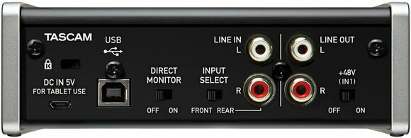 USB-ljudgränssnitt Tascam US-1X2 - 3