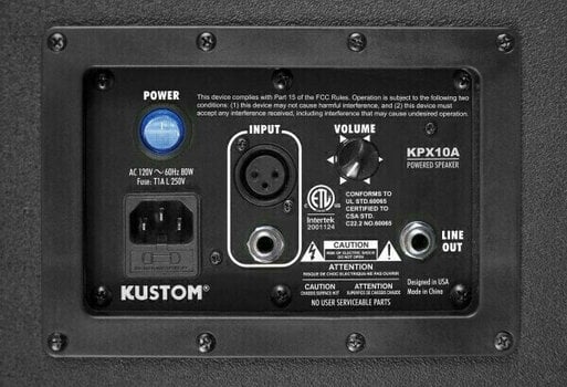 Actieve luidspreker Kustom KPX10A Actieve luidspreker - 2