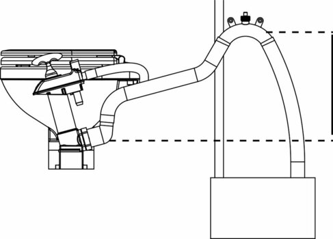 Marine Electric Toilet SPX FLOW AquaT Standard Electric Comfort Marine Electric Toilet - 6