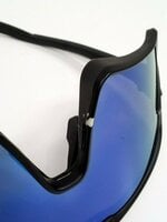 UVEX Sportstyle 231 2.0 P Black Matt Polavision Mirror Blue Kolesarska očala