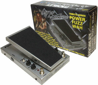 Guitar Effect Morley M2 Cliff Burton Tribute Limited Edition Chrome Power Fuzz Wah - 4