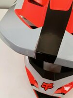 FOX V1 Leed Helmet Dot/Ece Fluo Orange XL Hjelm