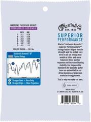 Guitar strings Martin Authentic SP 92/8 Phosphor Bronze Custom Light 3-Pack Guitar strings - 1