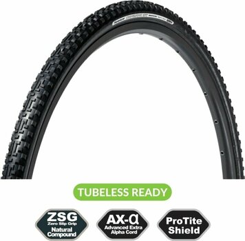 Däck för trekkingcykel Panaracer Gravel King EXT TLC Folding Tyre 29/28" (622 mm) Black/Black Däck för trekkingcykel - 2