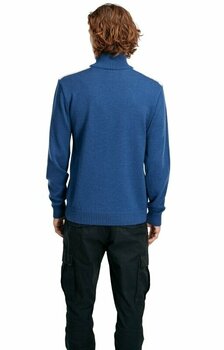 T-shirt de ski / Capuche Dale of Norway Lahti Mens Knit Sweater Indigo/Light Charcoal/Off White L Pull-over - 6