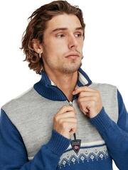 Ski T-shirt / Hoodie Dale of Norway Lahti Mens Knit Sweater Indigo/Light Charcoal/Off White XL Jumper - 1