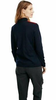 Ski T-shirt /hættetrøje Dale of Norway Liberg Womens Sweater Marine/Off White/Raspberry M Jumper - 6