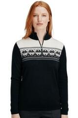 Ski T-shirt / Hoodie Dale of Norway Liberg Womens Sweater Black/Offwhite/Schiefer M Jumper - 2