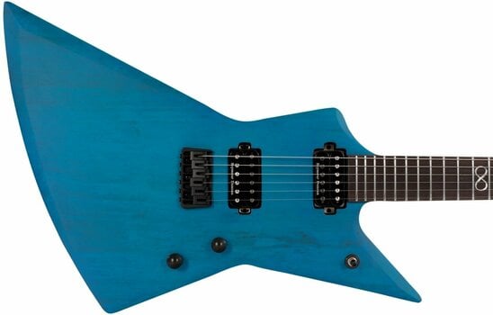 Electric guitar Chapman Guitars Ghost Fret Pro Satin Blue Burst - 4
