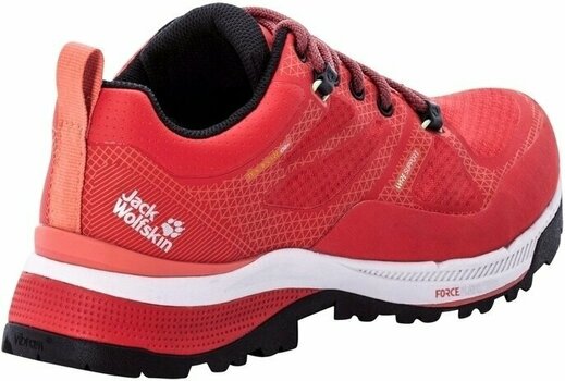 Womens Outdoor Shoes Jack Wolfskin Force Striker Texapore Low W Pink/Grey 39,5 Womens Outdoor Shoes - 3