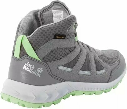 Womens Outdoor Shoes Jack Wolfskin Woodland 2 Texapore Mid W Dark Grey/Light Green 39 Womens Outdoor Shoes - 3