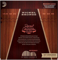 Corzi chitare acustice D'Addario NB13556BT Corzi chitare acustice - 1