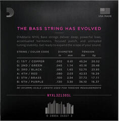 Cuerdas de bajo D'Addario NYXL32130SL Cuerdas de bajo - 2