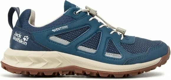 Womens Outdoor Shoes Jack Wolfskin Woodland 2 Vent Low W Dark Blue/Beige 39,5 Womens Outdoor Shoes - 2