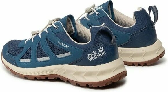 Womens Outdoor Shoes Jack Wolfskin Woodland 2 Vent Low W Dark Blue/Beige 39,5 Womens Outdoor Shoes - 3