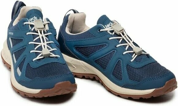 Womens Outdoor Shoes Jack Wolfskin Woodland 2 Vent Low W Dark Blue/Beige 39,5 Womens Outdoor Shoes - 4