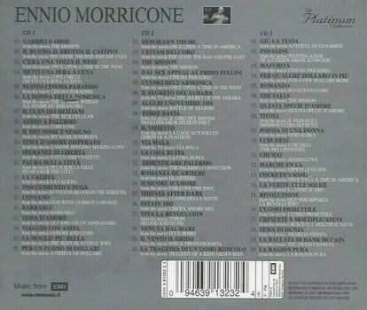 CD de música Ennio Morricone - The Platinum Collection (3 CD) - 12
