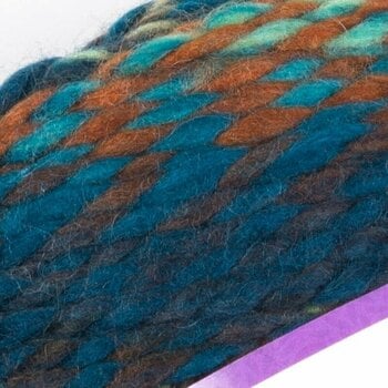 Pletací příze Yarn Art Color Wave 114 Blue Orange Green - 2