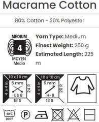 Vrvica Yarn Art Macrame Cotton 2 mm 225 m 752 Vrvica - 4