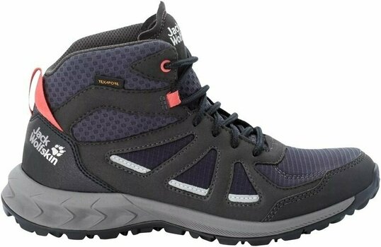 Womens Outdoor Shoes Jack Wolfskin Woodland 2 Texapore Mid W Dark Blue/Pink 39 Womens Outdoor Shoes - 2