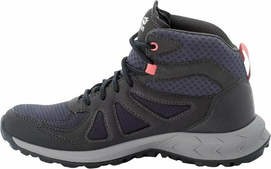 Womens Outdoor Shoes Jack Wolfskin Woodland 2 Texapore Mid W Dark Blue/Pink 39 Womens Outdoor Shoes - 4