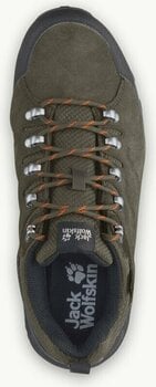 Moški pohodni čevlji Jack Wolfskin Refugio Texapore Low M Khaki/Phantom 41 Moški pohodni čevlji - 5