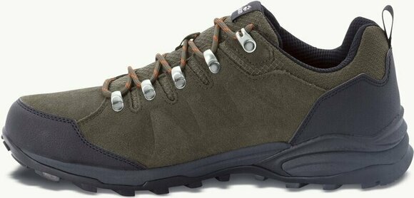 Moški pohodni čevlji Jack Wolfskin Refugio Texapore Low M Khaki/Phantom 42,5 Moški pohodni čevlji - 4