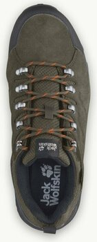 Moški pohodni čevlji Jack Wolfskin Refugio Texapore Low M Khaki/Phantom 42,5 Moški pohodni čevlji - 5