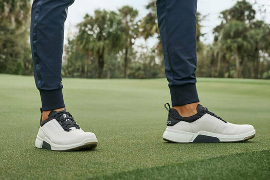 Chaussures de golf pour hommes Ecco Biom H4 Mens Golf Shoes White 42 - 9