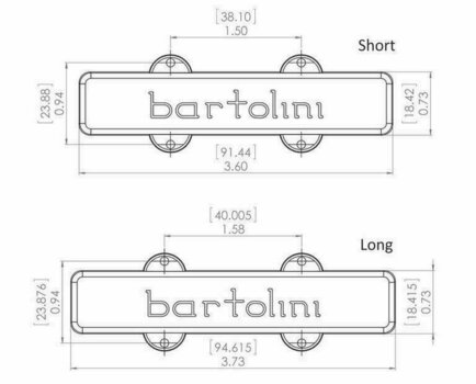 Micro pour Basse Bartolini BA 59J1 Set Noir - 2
