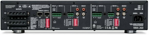 Amplificador para comunicações públicas JBL VMA260 Amplificador para comunicações públicas - 2