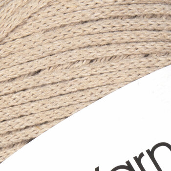 Cord Yarn Art Macrame Cotton 2 mm 753 Beige - 2