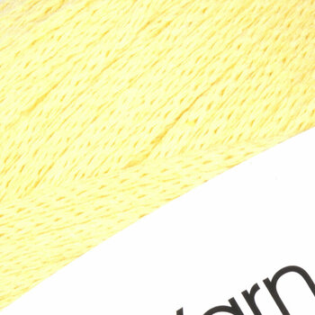 Cord Yarn Art Macrame Cotton 2 mm 754 Yellow - 2