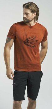 Outdoor T-Shirt Devold Straumane Merino 150 Tee Man Brick Melange XL T-Shirt - 2