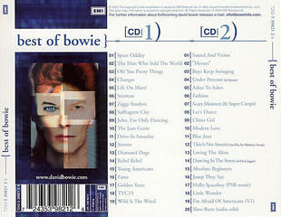 Hudební CD David Bowie - Best Of Bowie (2 CD) - 3